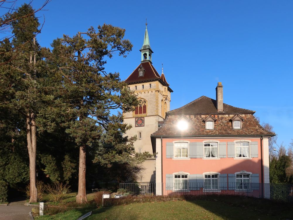 Turm Sankt Martin und Pfarrhaus