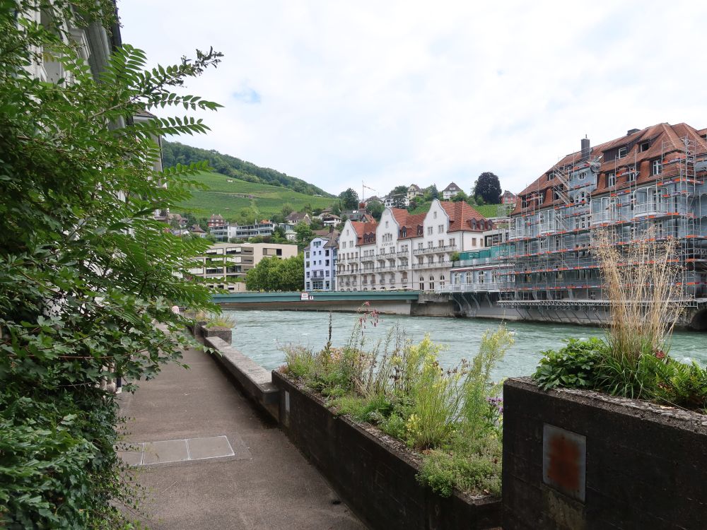Blick zur Brasserie Schwanen