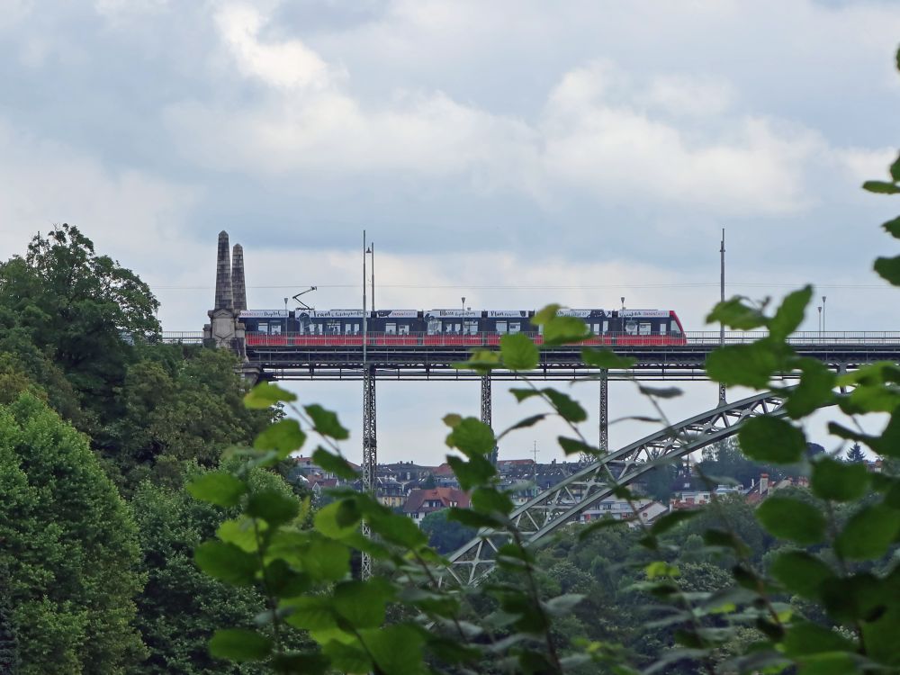 Bahn auf der Kornhausbrücke