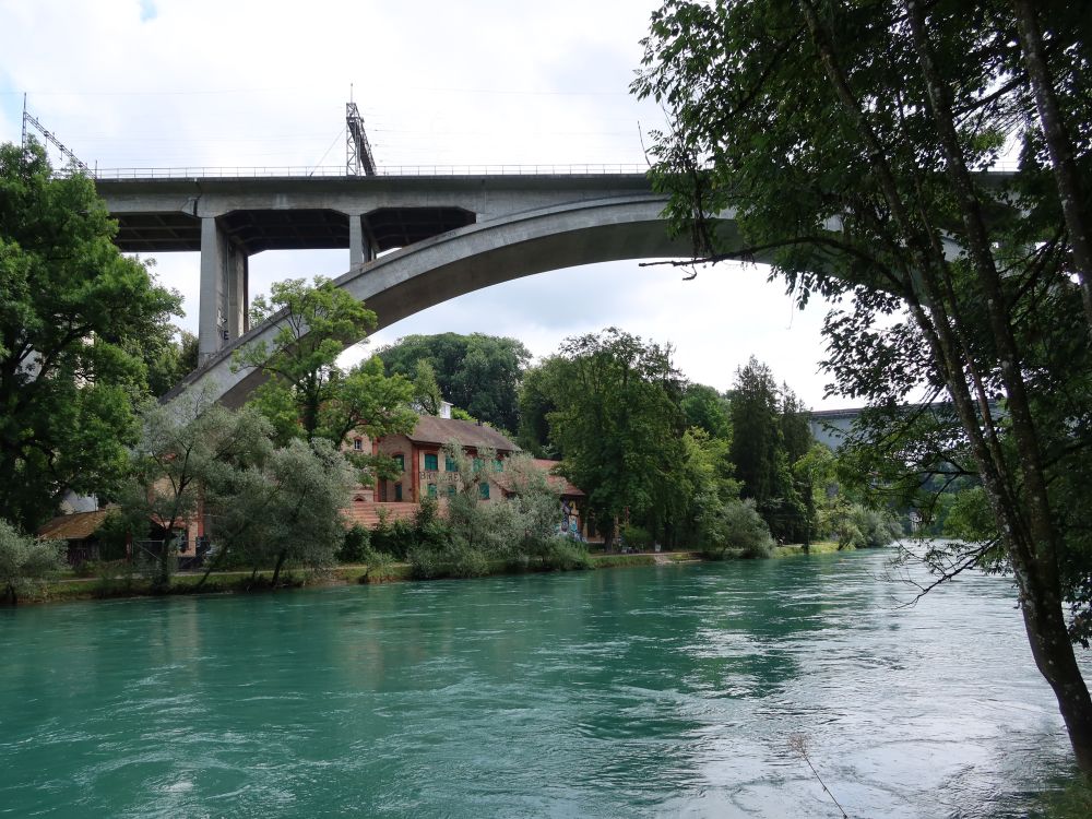 Lorraineviadukt über der Aare