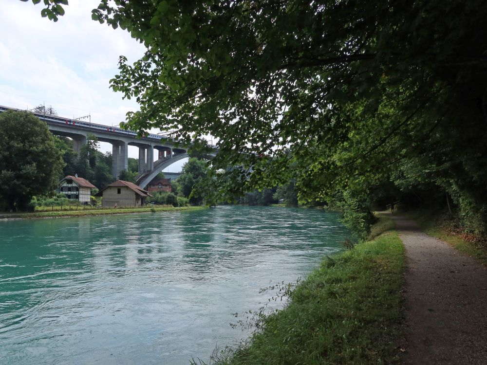 Lorraineviadukt und Reckweg an der Aare