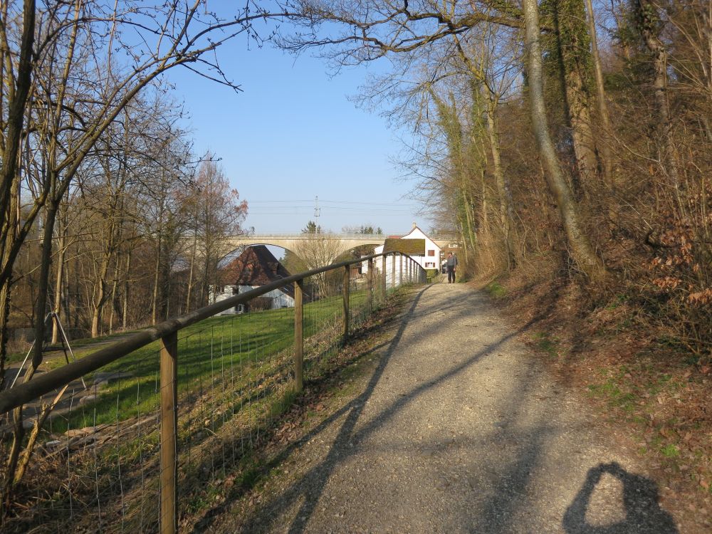 Bahnüberführung Saubach