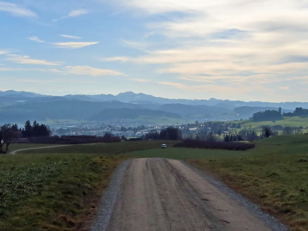 Blick Richtung Wil und Glarner Alpen