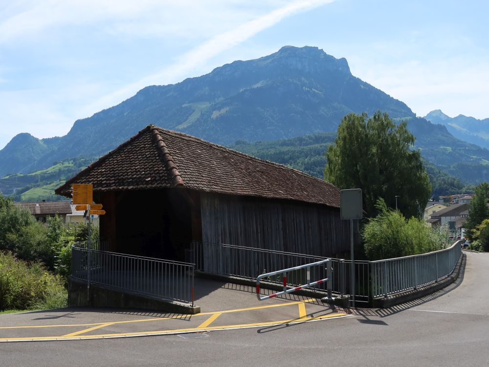 Gedeckte Brücke und Fronalpstock