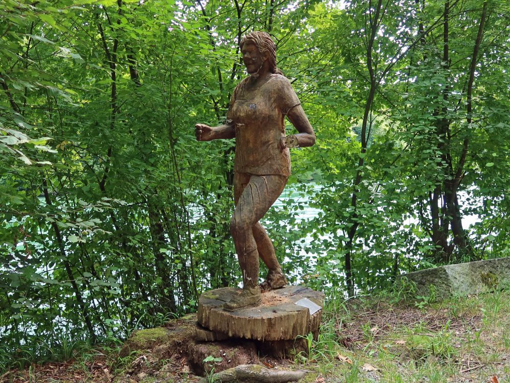 Skulptur Joggerin