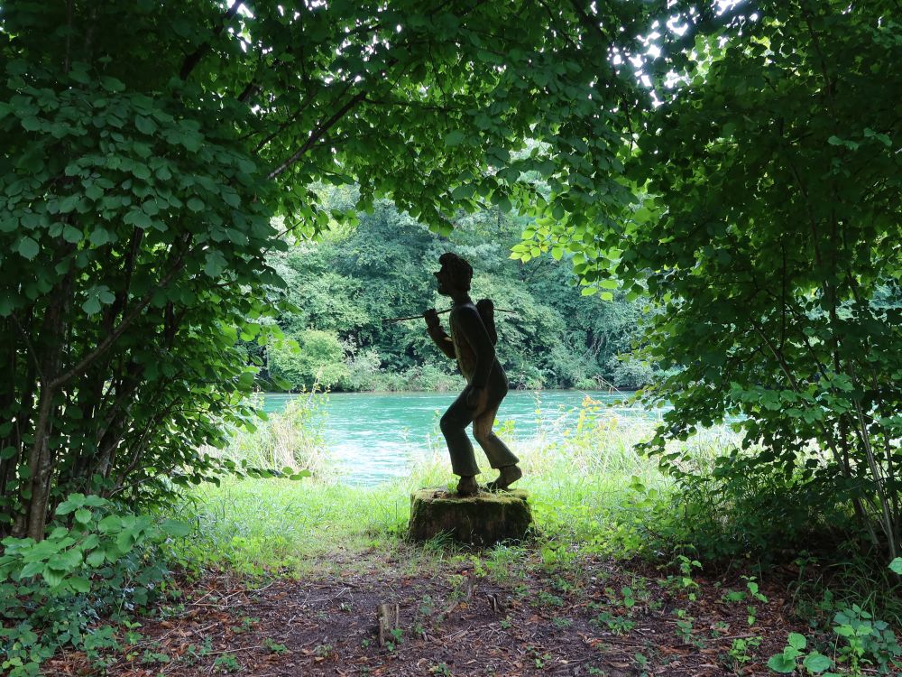 Skulptur Wandersmann
