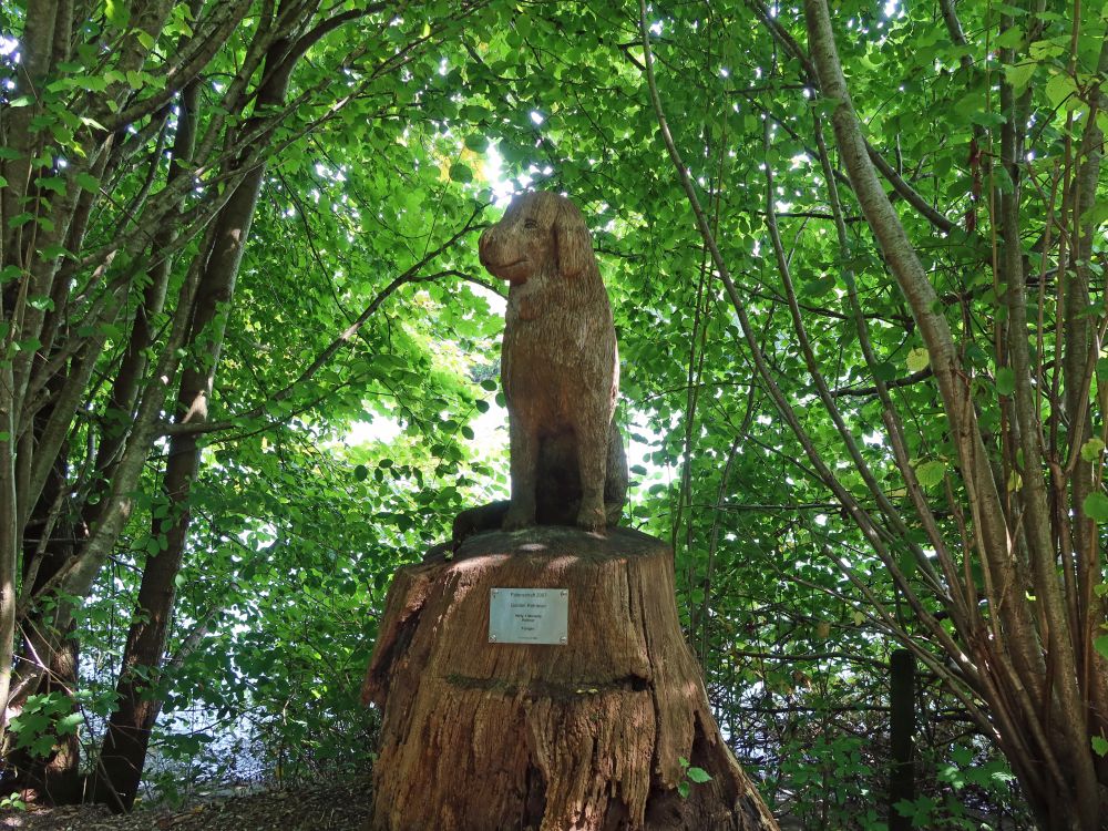 Skulptur Golden Retriever