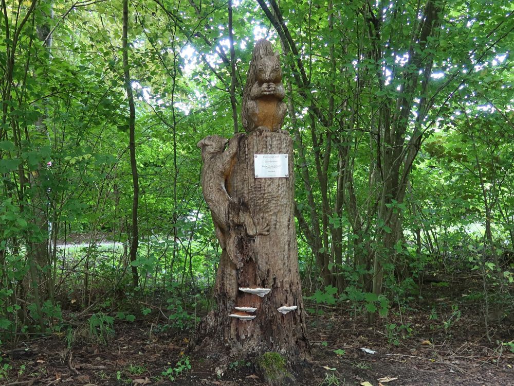 Skulptur Eichhörnchen
