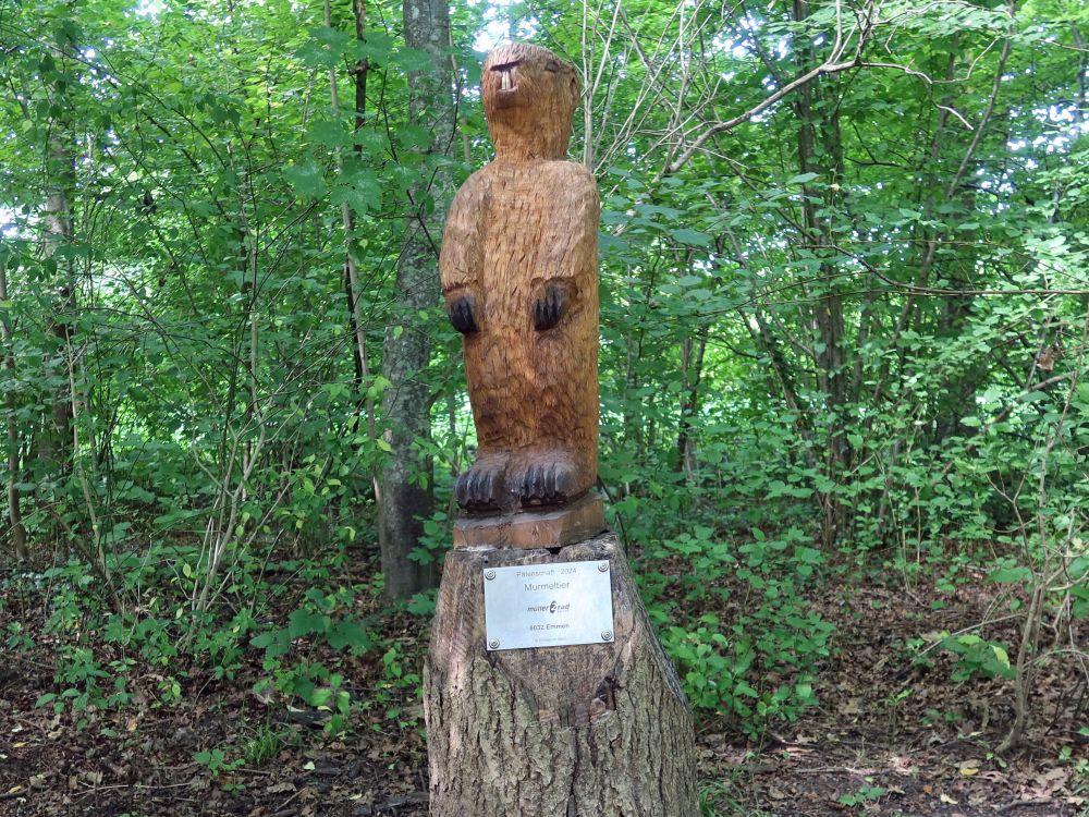 Skulptur Murmeltier