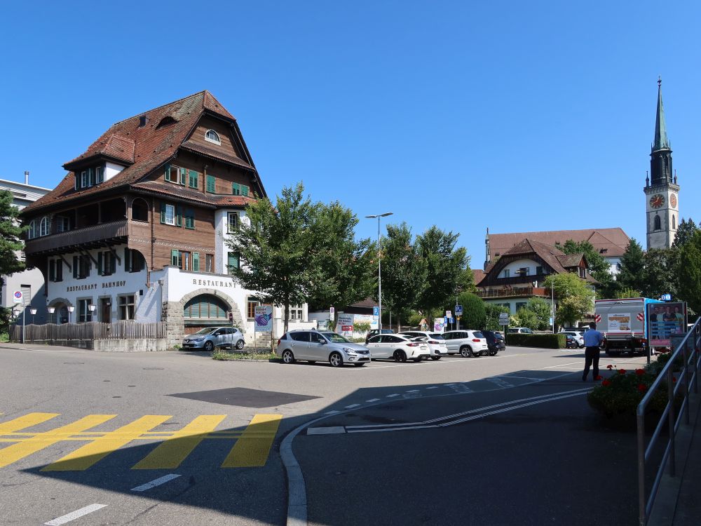 Rest. Bahnhof und Kirche St. Jakob