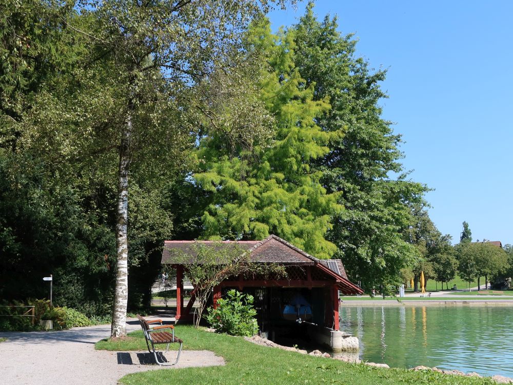 Bootshaus im Park Villette