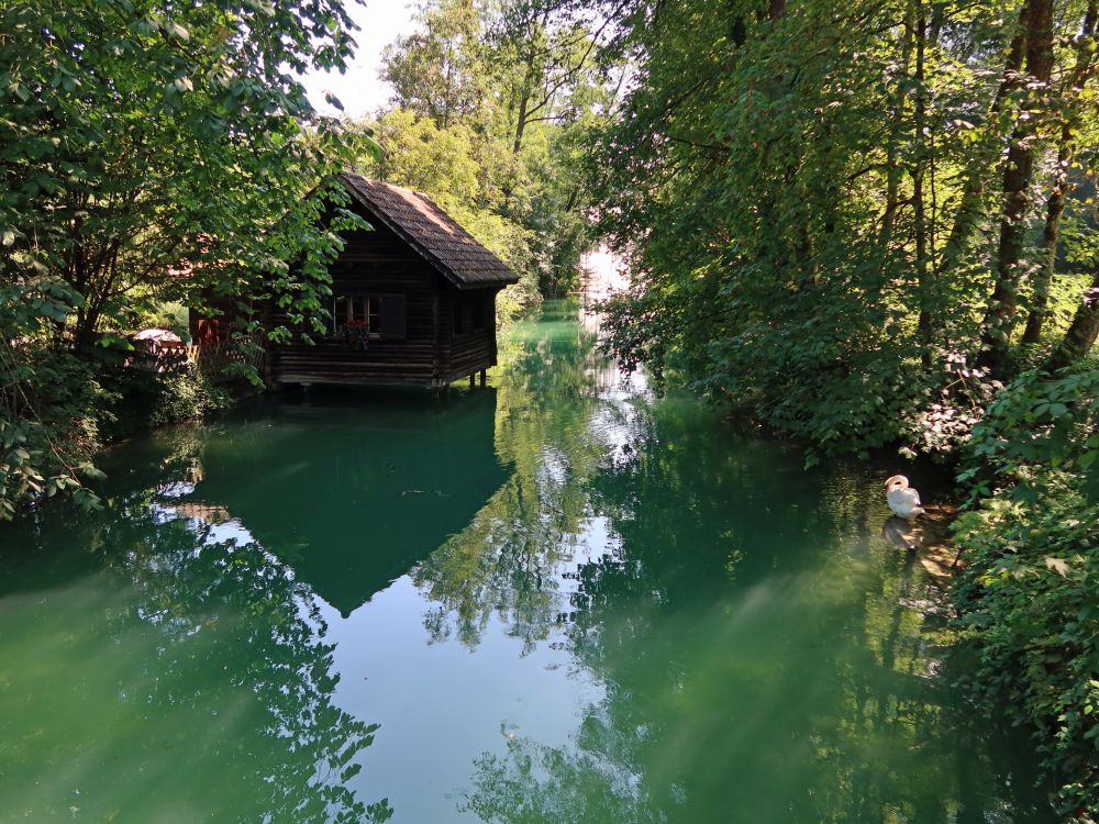 Holzhütte in der Lorze