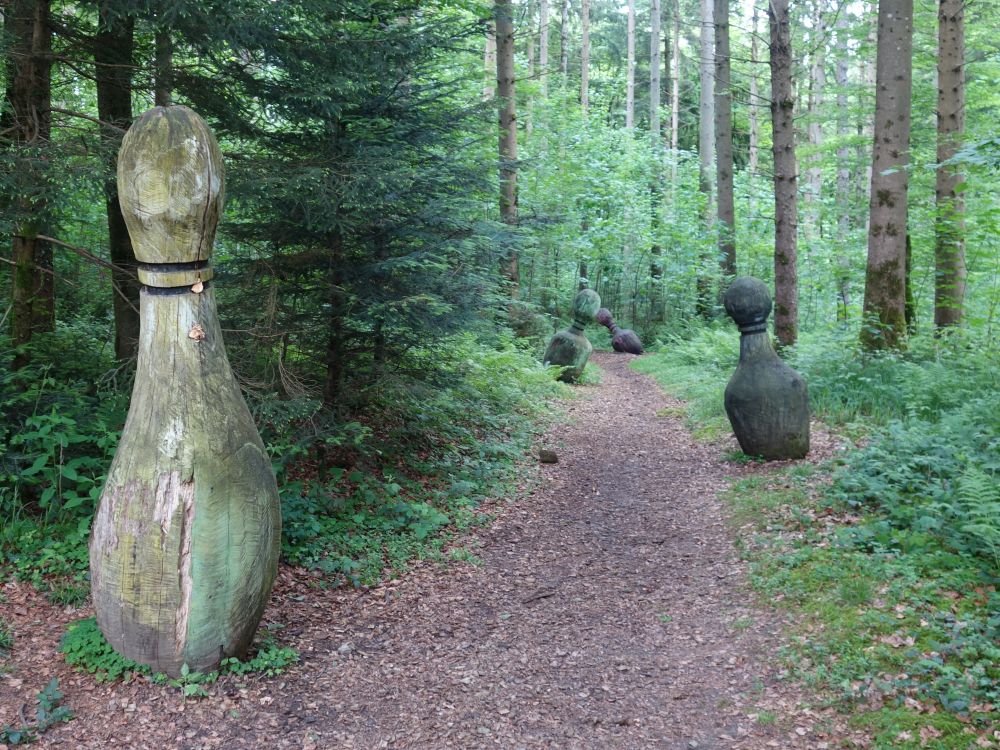 Kegeler im Uezwiler Wald