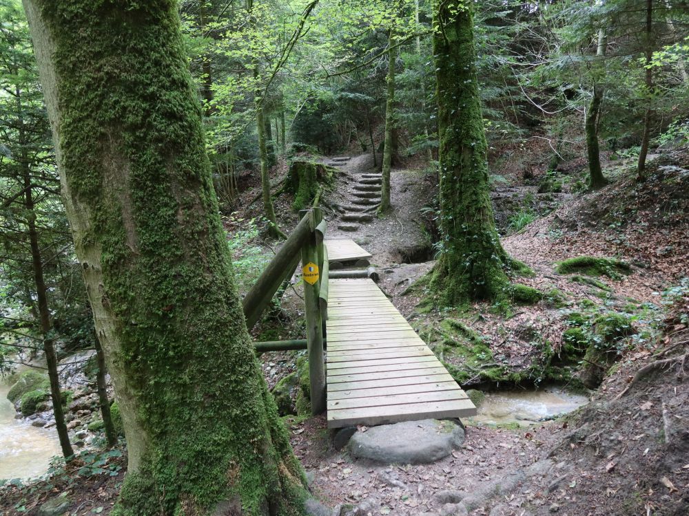 Holzsteg am Rotbach