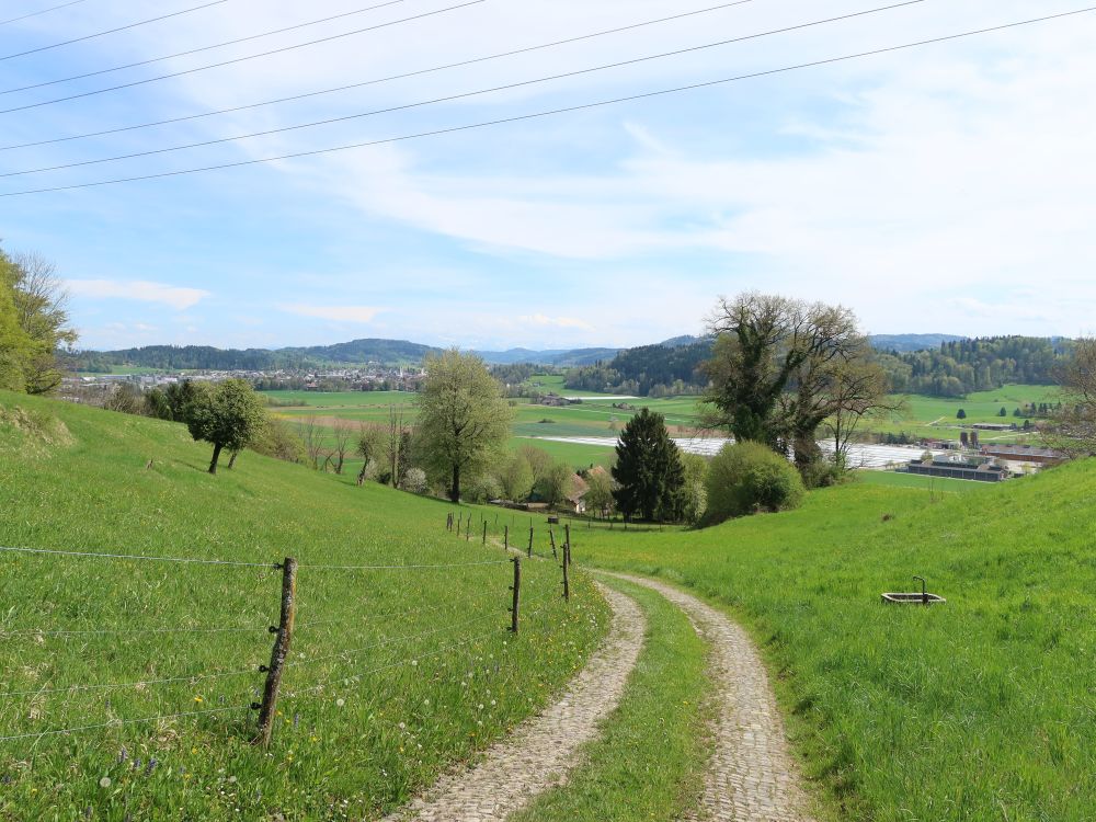 Blick Richtung Aadorf