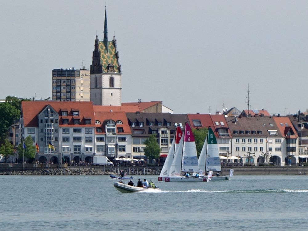 Regatta vor Friedrichshafen