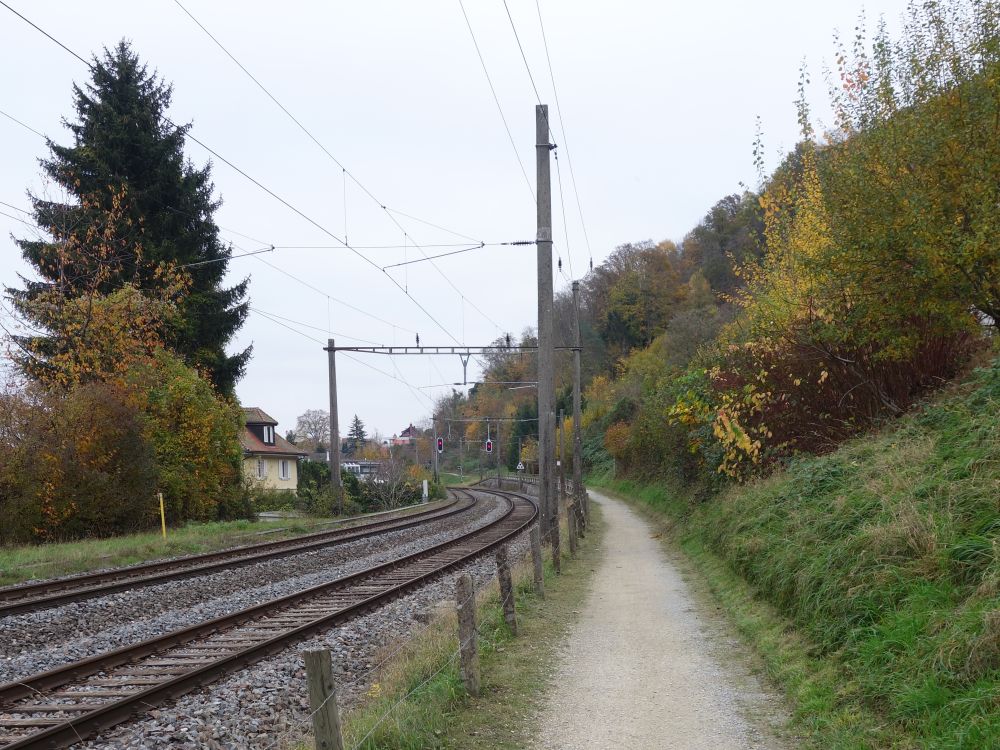 Bahnlinie in Berlingen