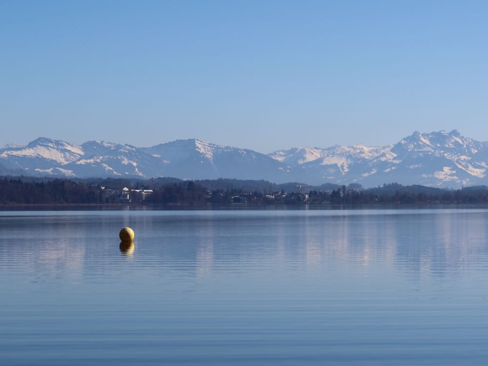 Greifensee mit Speer, Federispitz und Mürtschenstock