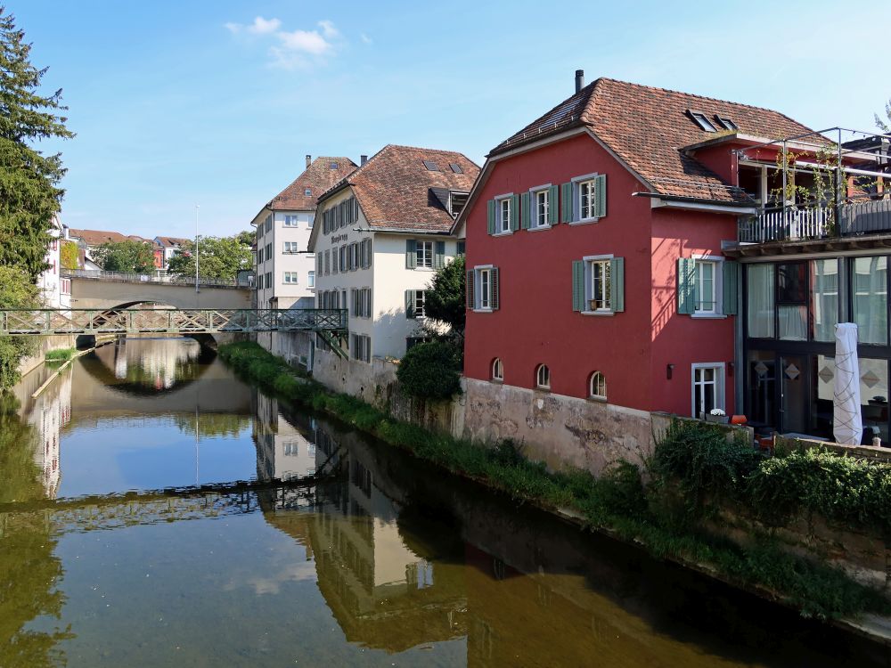 Murg mit Zürcherstrasse und Murgbrücke