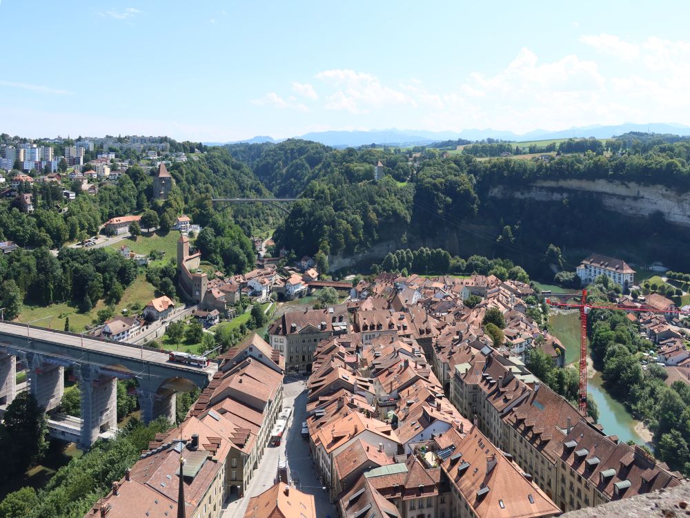 Blick vom Turm der Kathedale