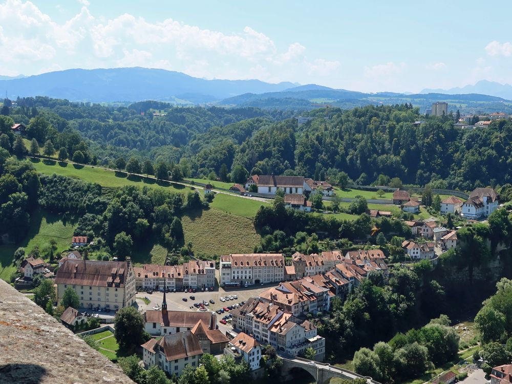 Blick vom Turm der Kathedale