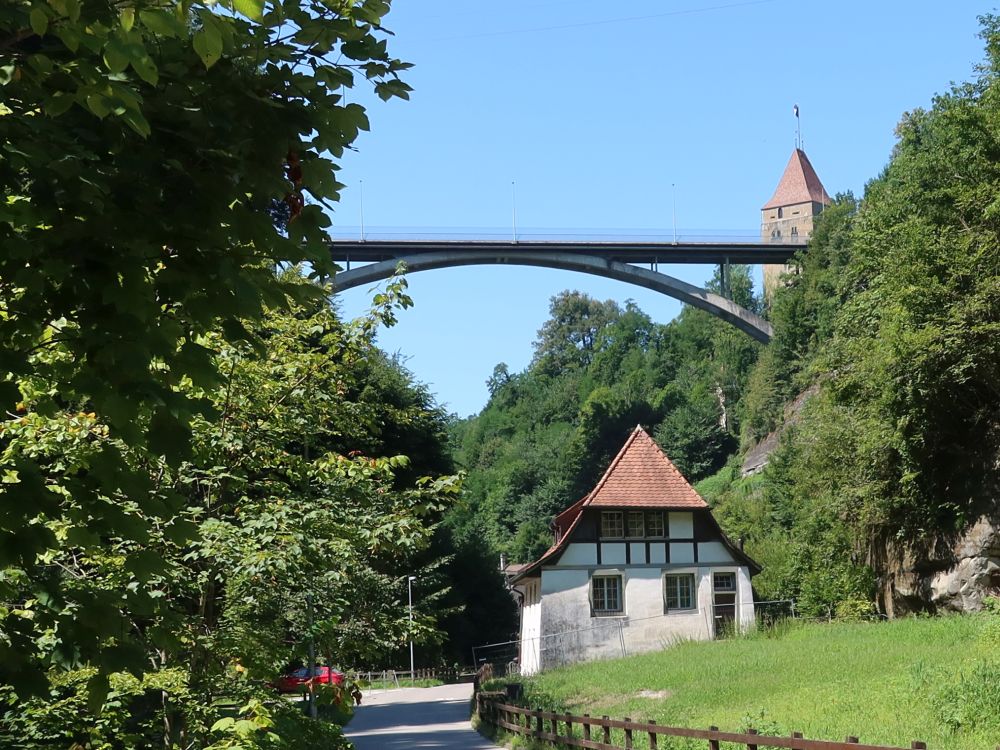 Pont du Gotteron und Roter Turm