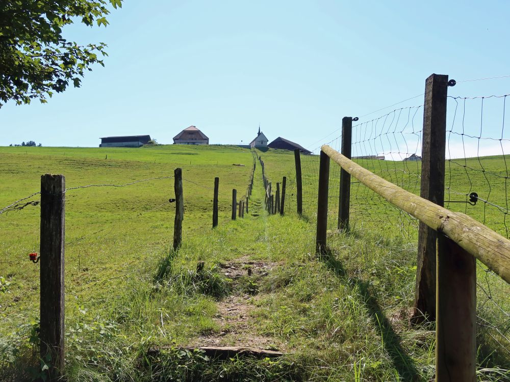 Aufstieg zur St. Ursus-Kapelle