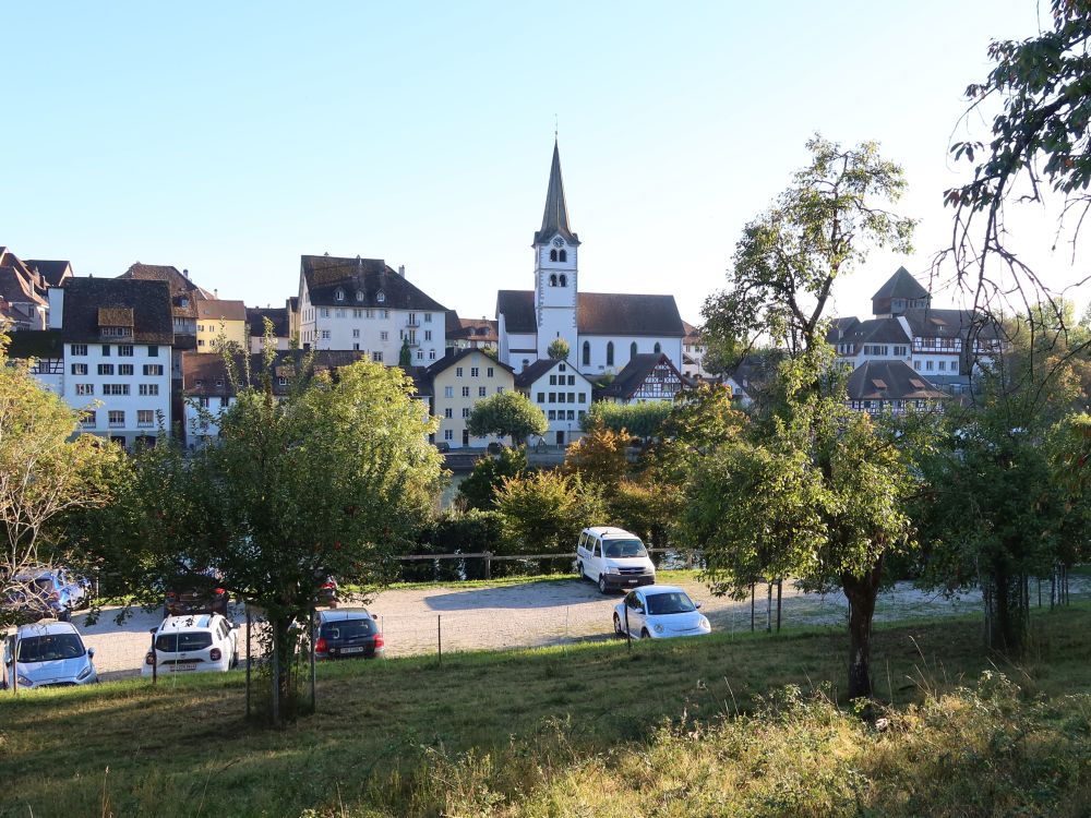 Parkplatz unterhalb Rheinhalde