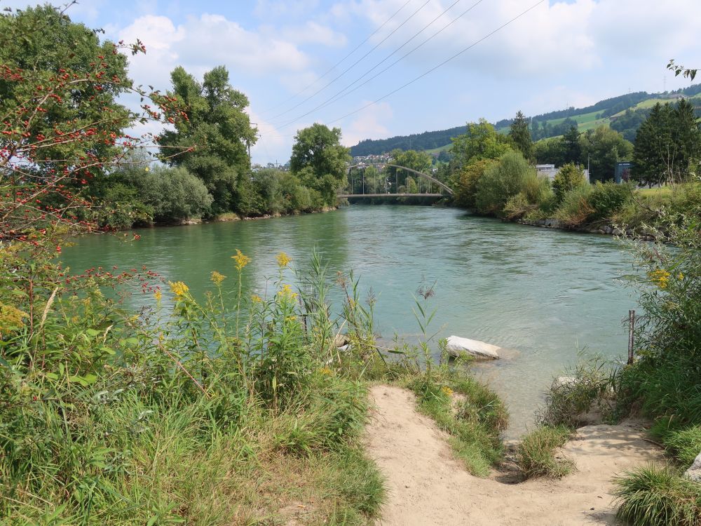 Blick Richtung Rooter Bogenbrücke