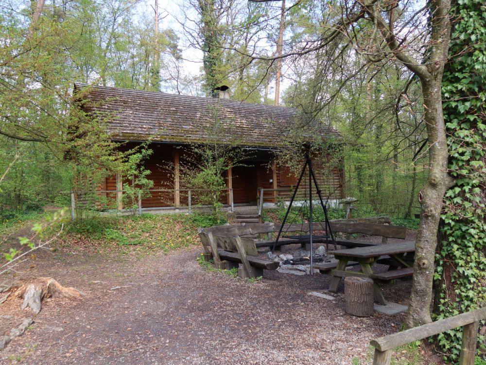 Waldhütte beim Forsthaus Hochfelden