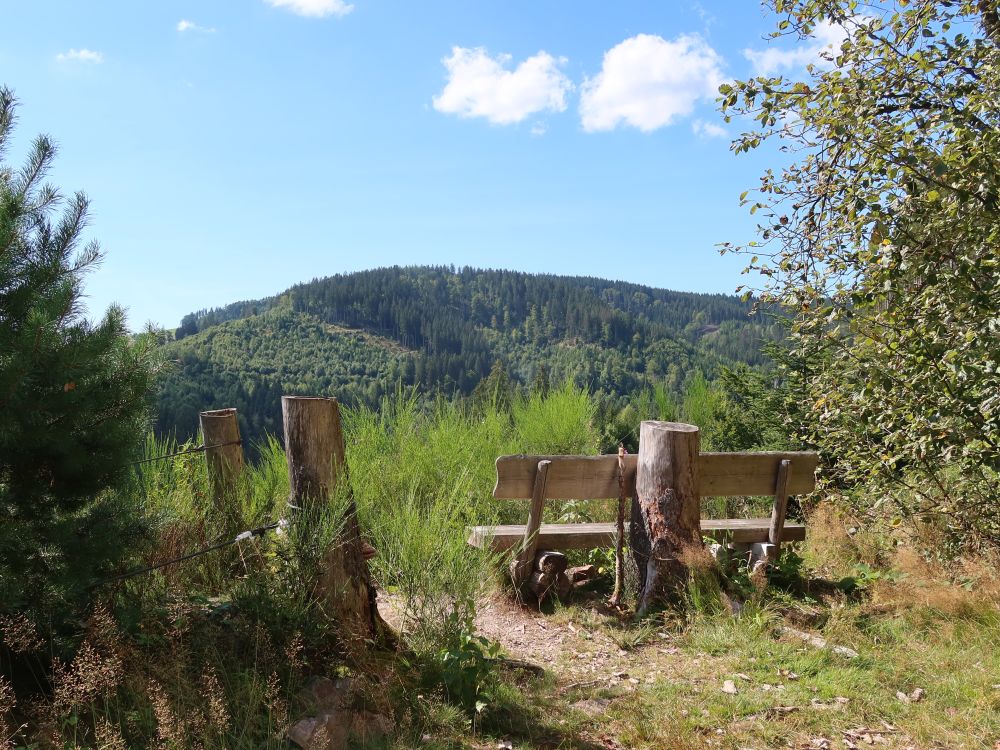 Sitzbank mit Aussicht