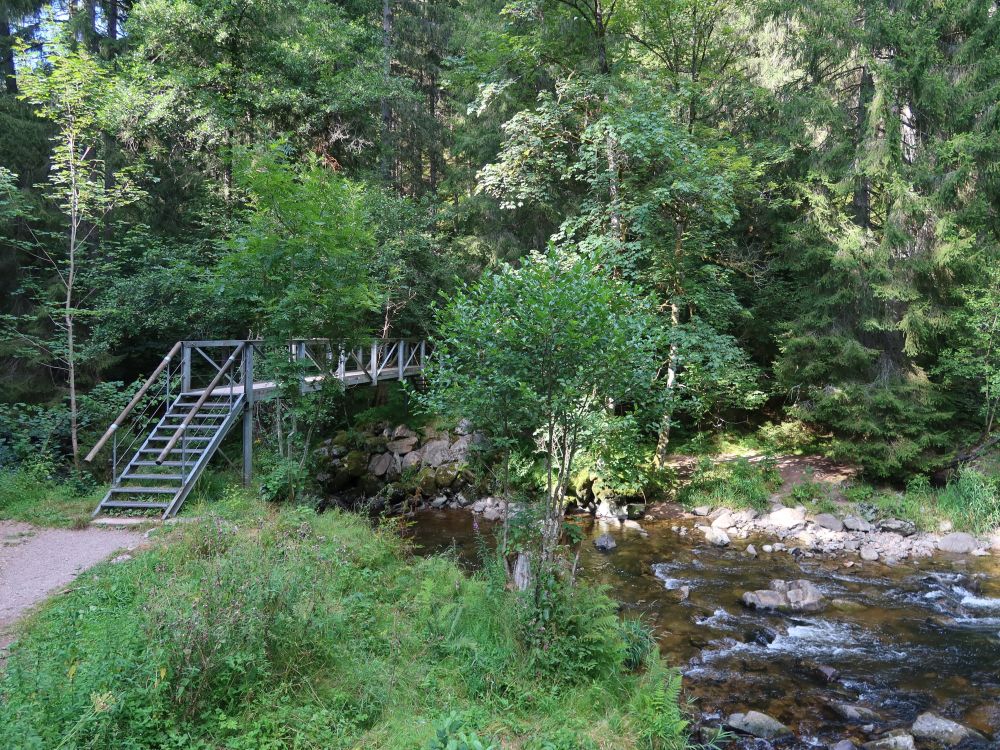 Steg über die Haslach