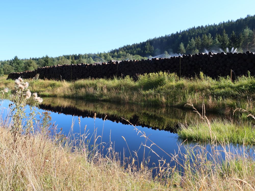 Wasserbecken für Holzbefeuchtung