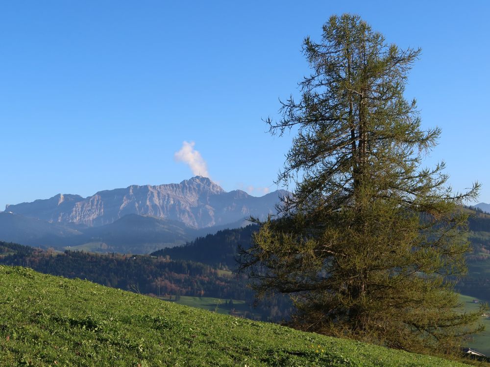 Säntis  mit Fahne