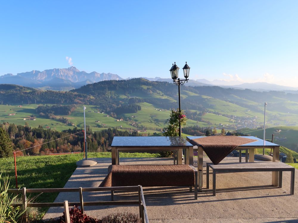 Terrasse mit Säntisblick