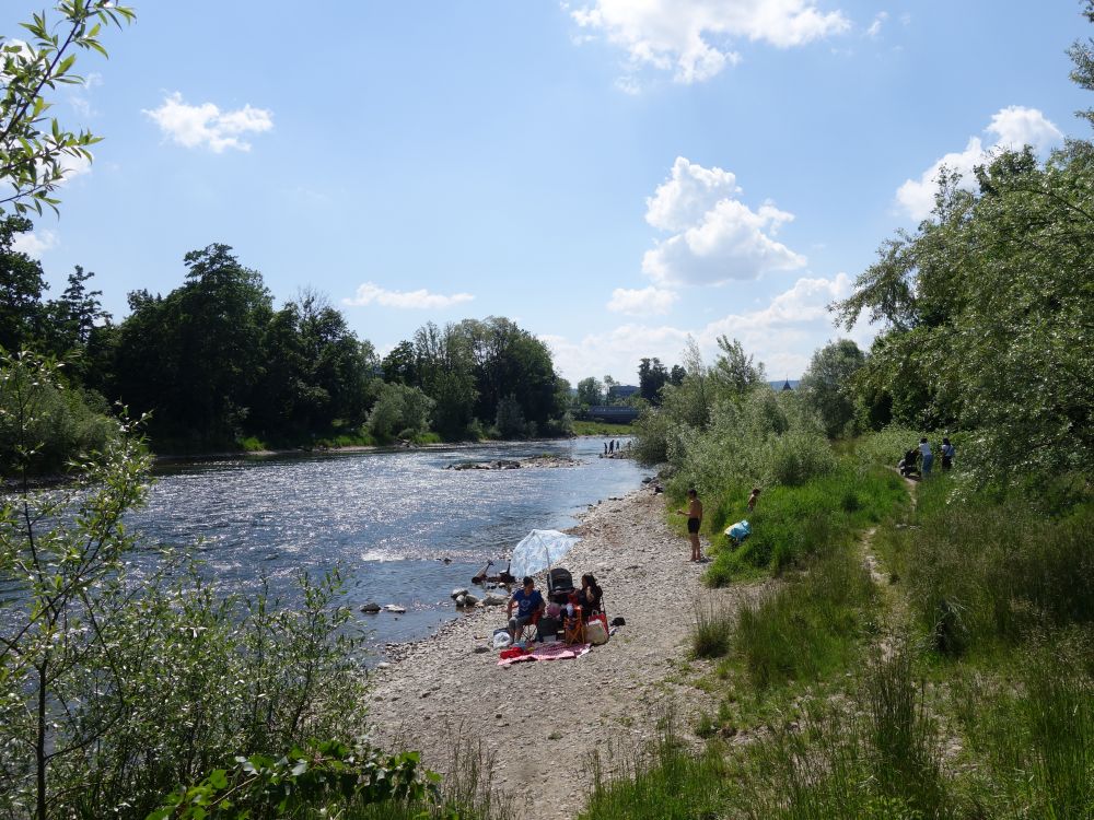 Picknick am Limmatufer
