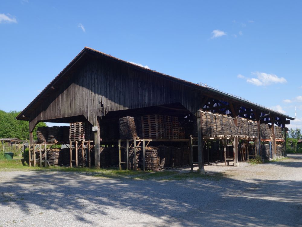Holzlager auf dem Hönggerberg