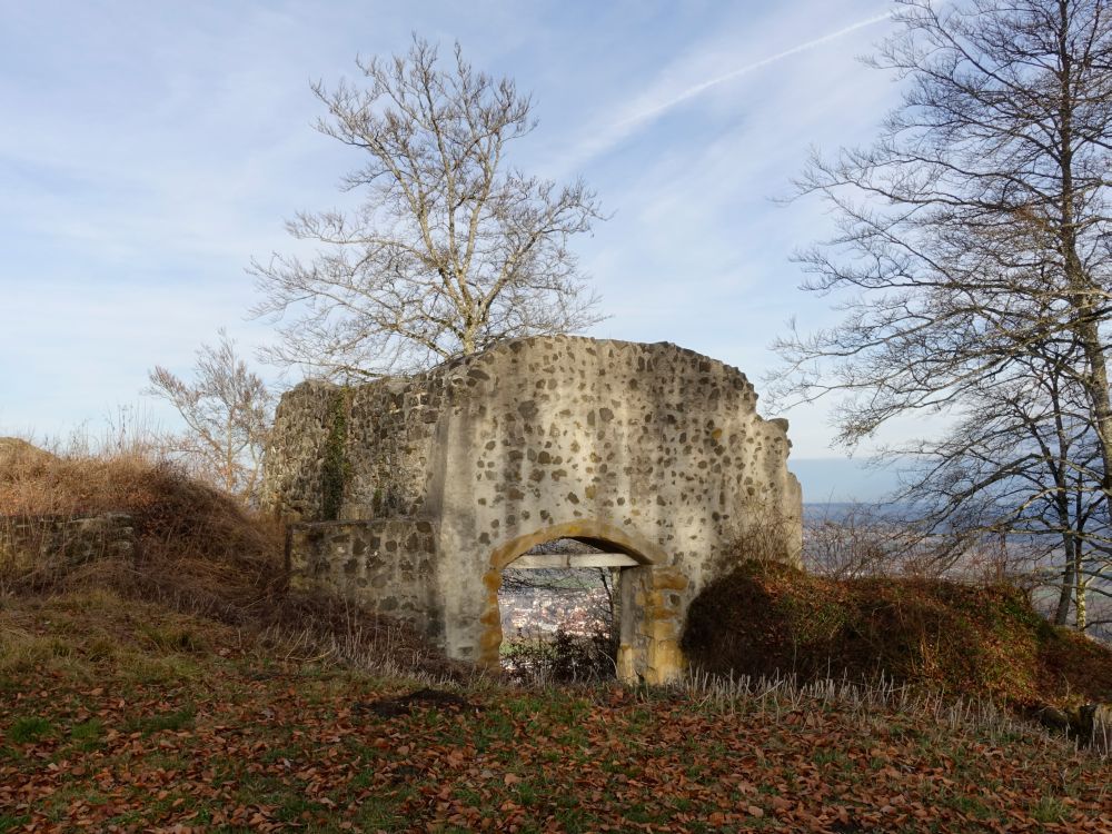 Eingangstor zur Ruine Hohenhewen