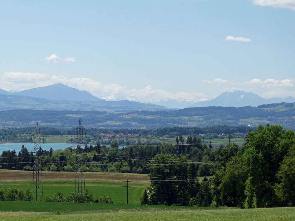 Zürichsee mit Rigi und Pilatus