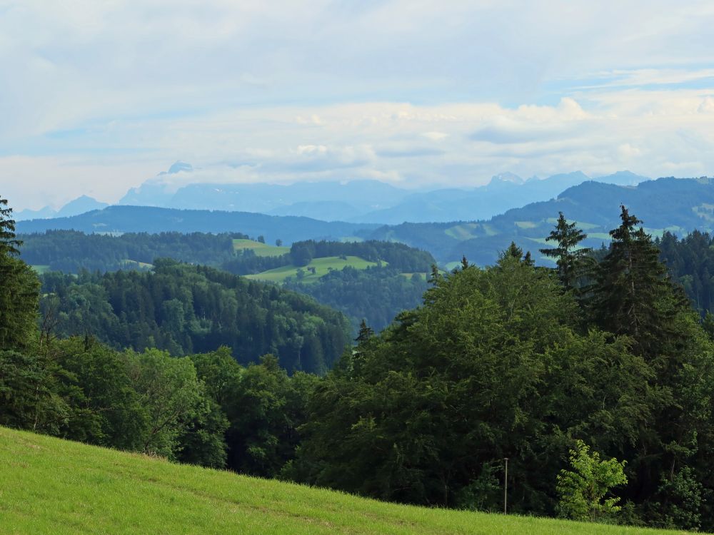 Glarner Berge in Wolken