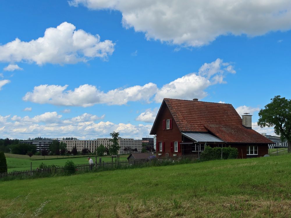 ETHZ hinter Holzhäuschen