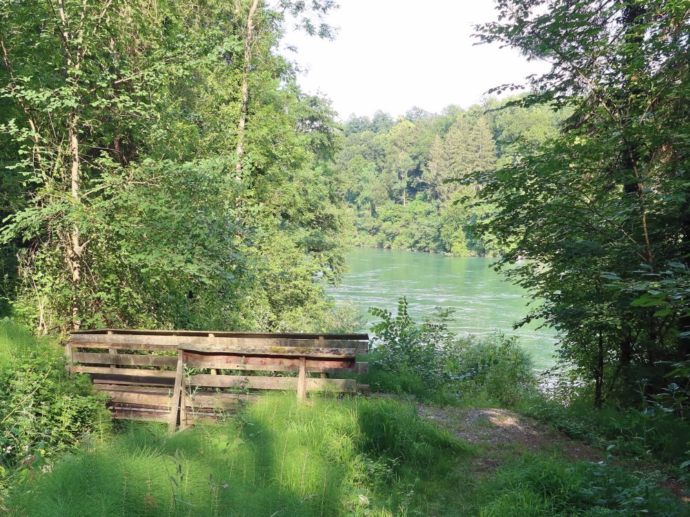 Steg überm Wasserfall