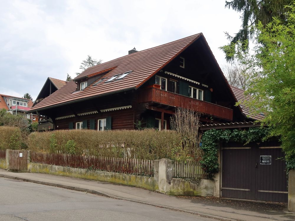 Holzhaus in der Beyerlestrasse