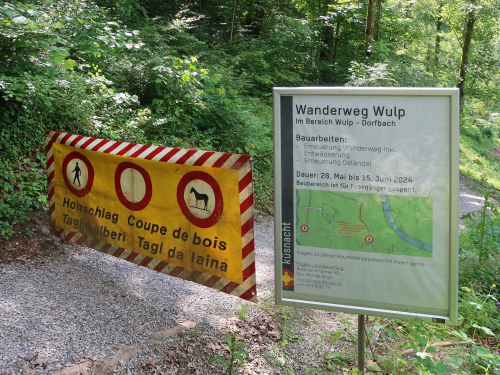 Wegsperrung