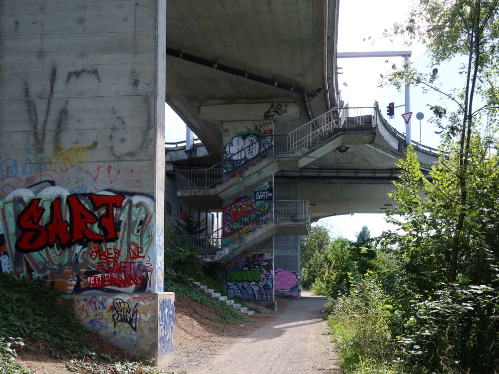 Treppe an der Ibachbrücke