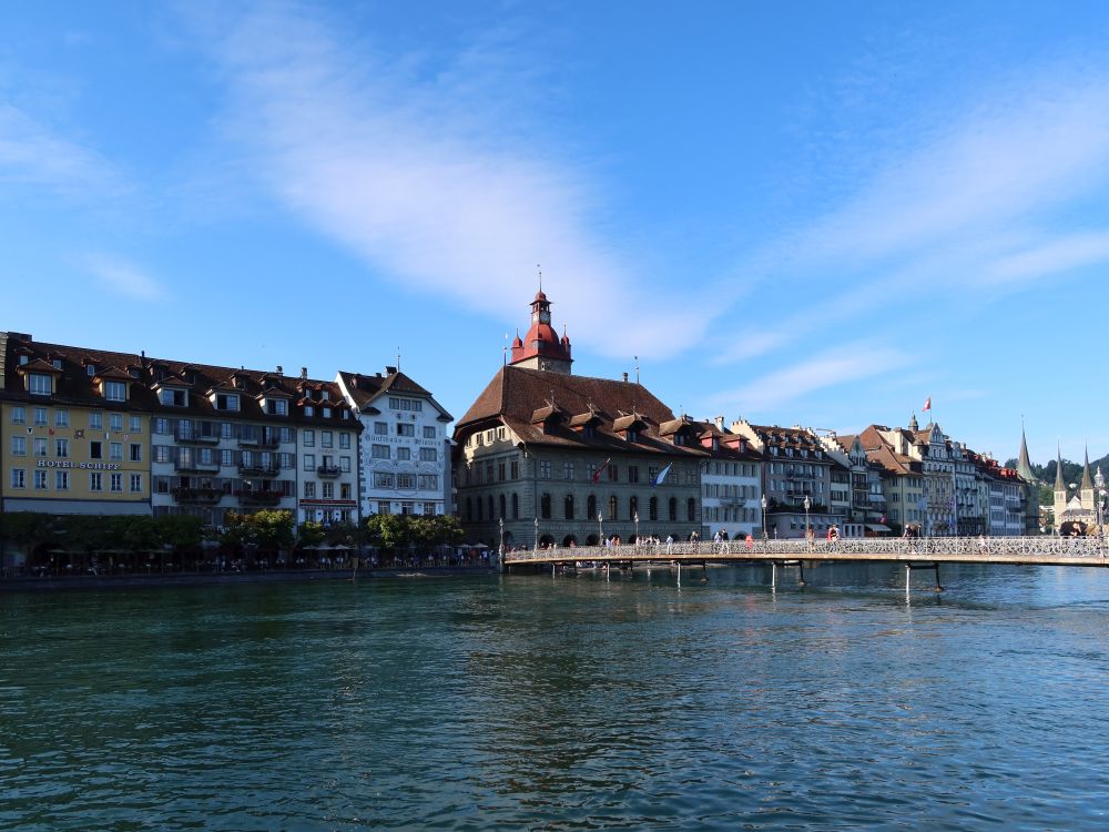 Kornschütte, Rathausturm und Rathaussteg