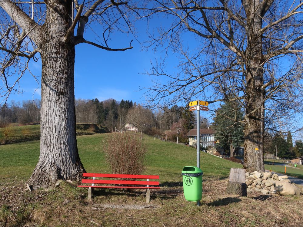 Sitzbank an der Sandackerstrasse