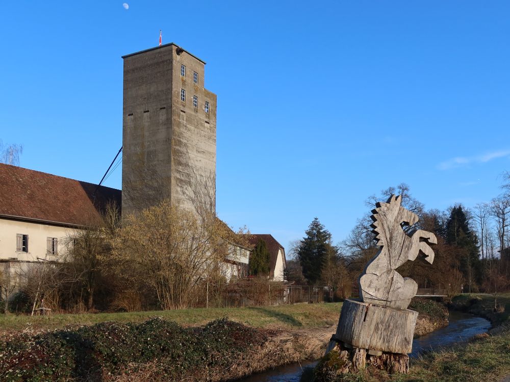 Tieffurtmühle mit Holzpferd