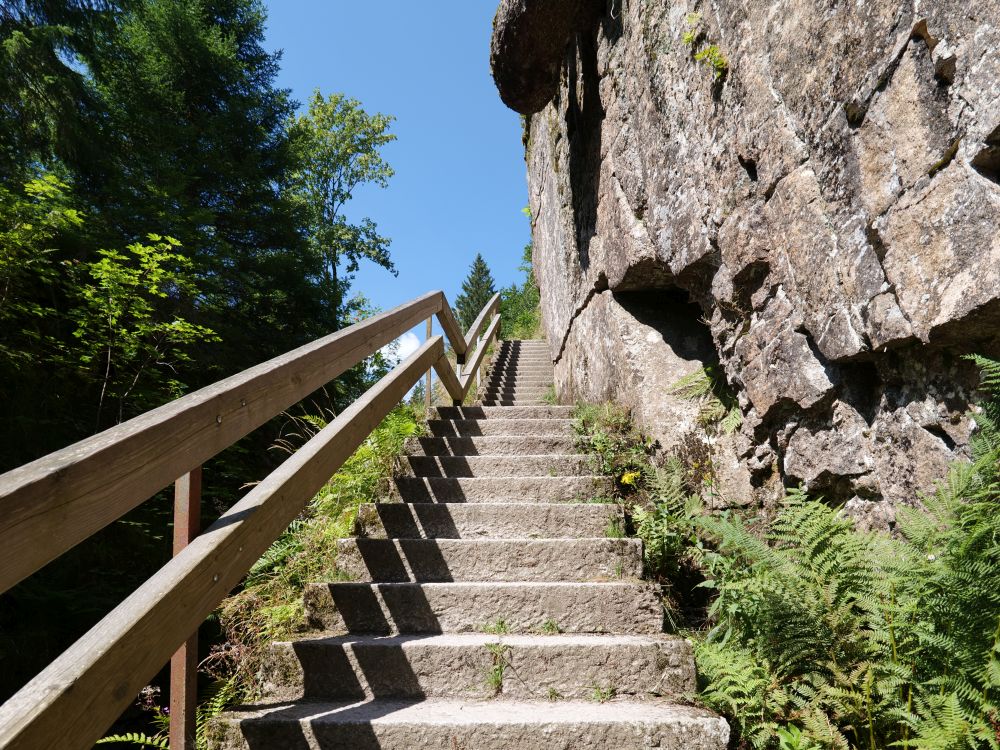 Treppe in der Albschlucht