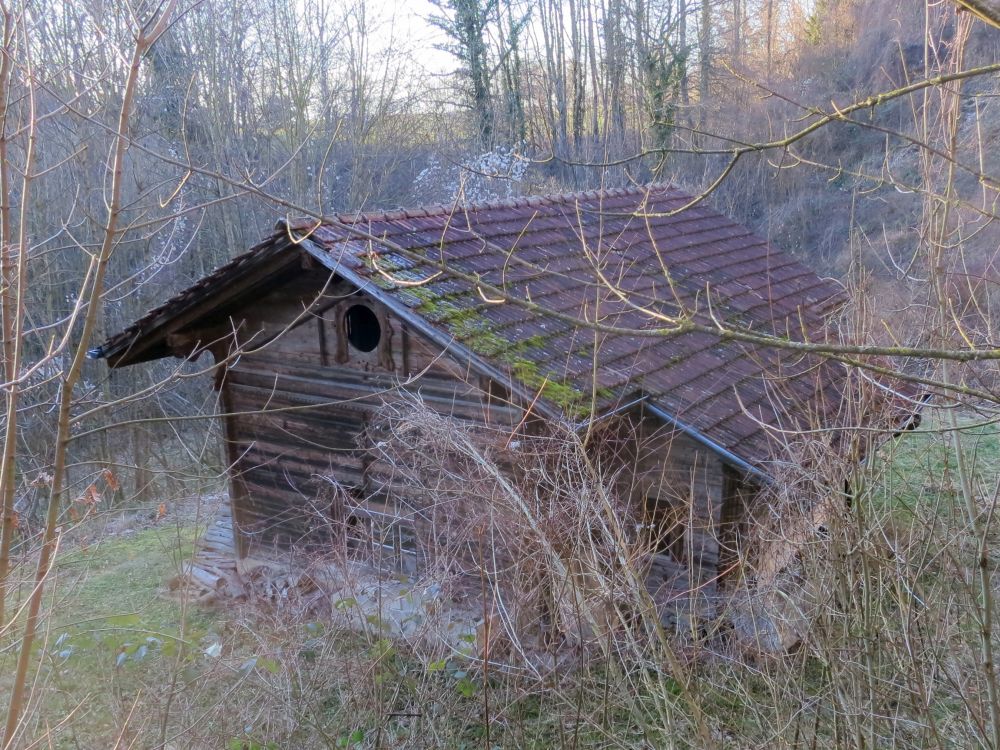 Hütte bei Schloss Steinegg
